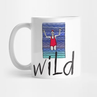 Wild Swimming Water Woman Mug